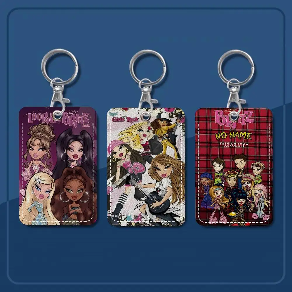 

Держатель для студенческой карты, карты питания, автобусной карты, рабочей карты и т.д. с мультяшным дизайном B-Bratzs, 1 шт., в стиле INS, креативный.