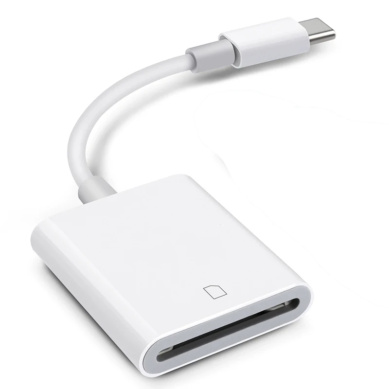 USB C SD Card Reader High Speed Adapter for IPhone 16 15 17 Pro Max Plus For IPad For MacBook Type C USBC OTG Cable Memory Reade