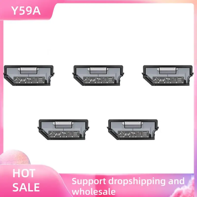 

Y59A 5X Dust Box Dust Bin Container Parts For ECOVACS Deebot X1 OMNI/TUBRO T10 Vaccum Cleaner Dustbin Box Accessories Black