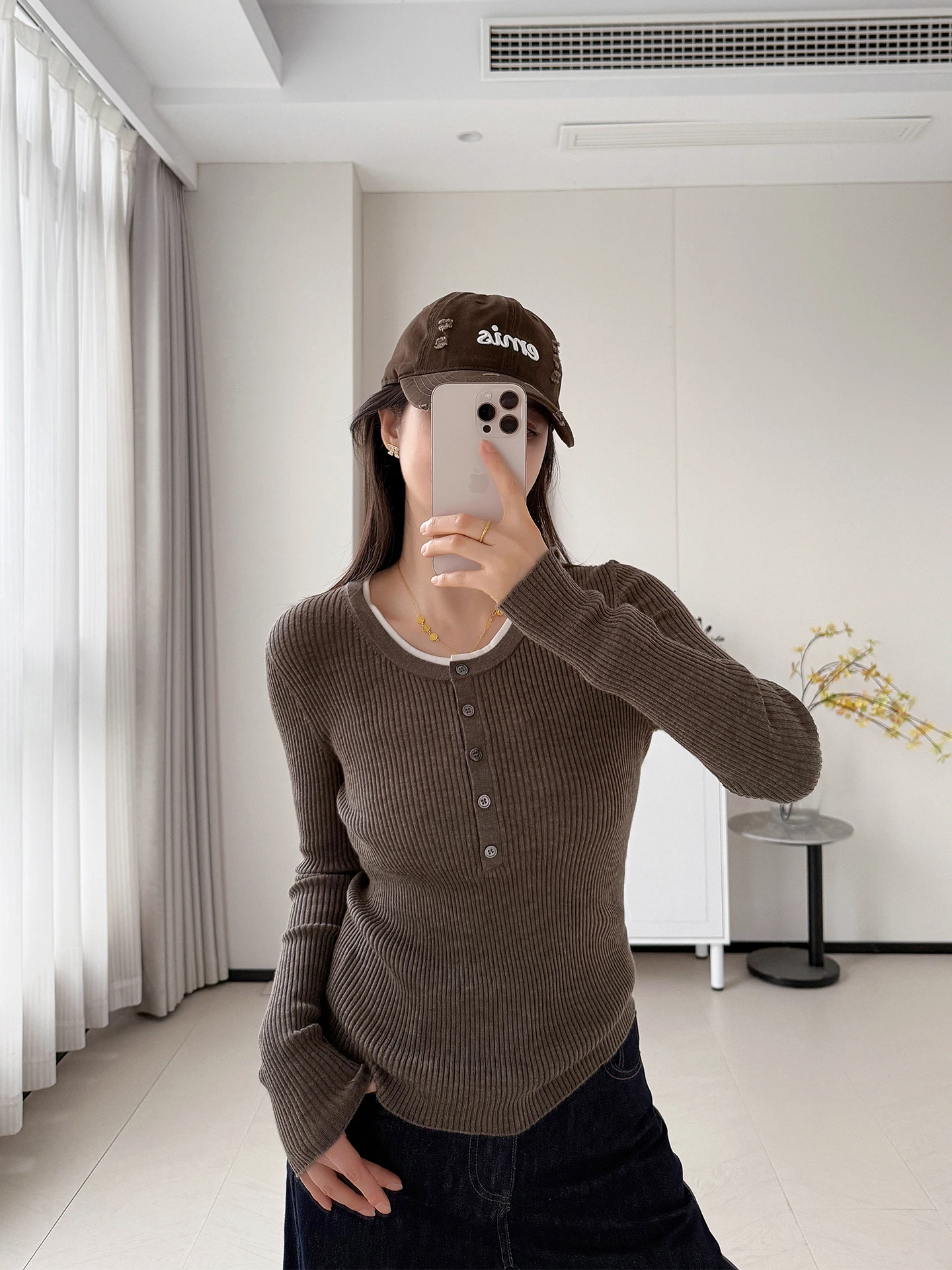 

Женский хлопковый вязаный свитер с круглым вырезом и длинными рукавами, тонкий базовый слой, повседневный, цельный, без застежек