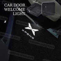 1/2Pcs For Xpeng G9 G3i P7 G6 X9 P5 P7i X2 N5 F30 H93 Beta Logo Car Door LED Lamps Projector HD Sensing Courtesy Welcome Light