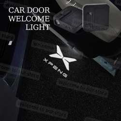 1/2Pcs For Xpeng G9 G3i P7 G6 X9 P5 P7i X2 N5 F30 H93 Beta Logo Car Door LED Lamps Projector HD Sensing Courtesy Welcome Light