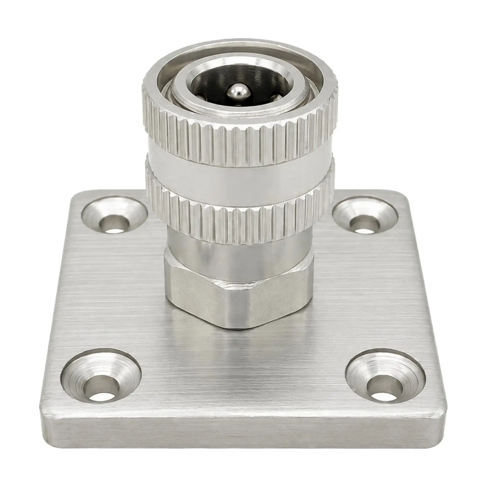 Heavy Duty Aluminum Wall Mount Storage Rack for Push to Connect Foam Dispenser with Knurled Grip Rings for Workshop