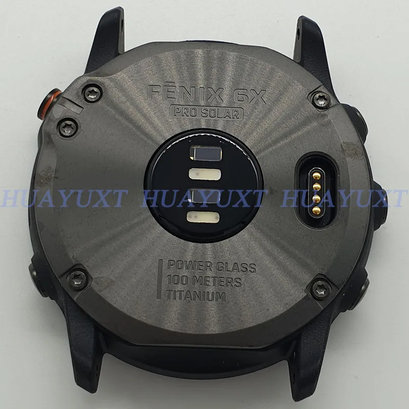For Garmin Fenix 6X Pro Solar Back Cover Case （Without Battery）