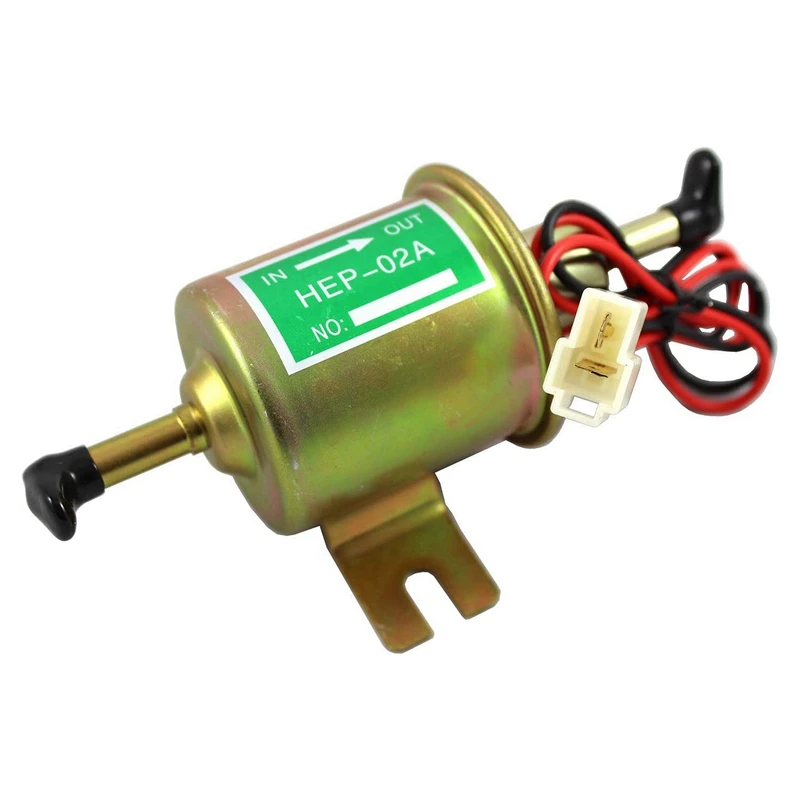 Bomba De Combustível Universal Para Gás Elétrico, Bomba De Óleo Bruto De Baixa Pressão, HEP-02A, 12V, 3X