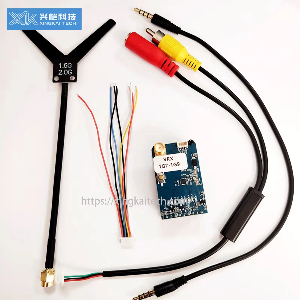 VTX 1.7G 1.6W VRX 8CH FPV Trasmettitore video Serie speciale a lungo raggio per Skyzone V1 V2 FPV Drone Controllore di volo RC Auto