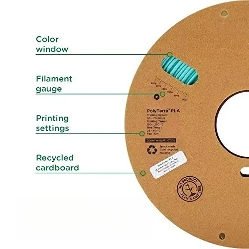 Matte PLA 3D Printing Filament 1.75mm 1kg Spool Low Gloss Uniform Diameter Desktop FDM Consumable