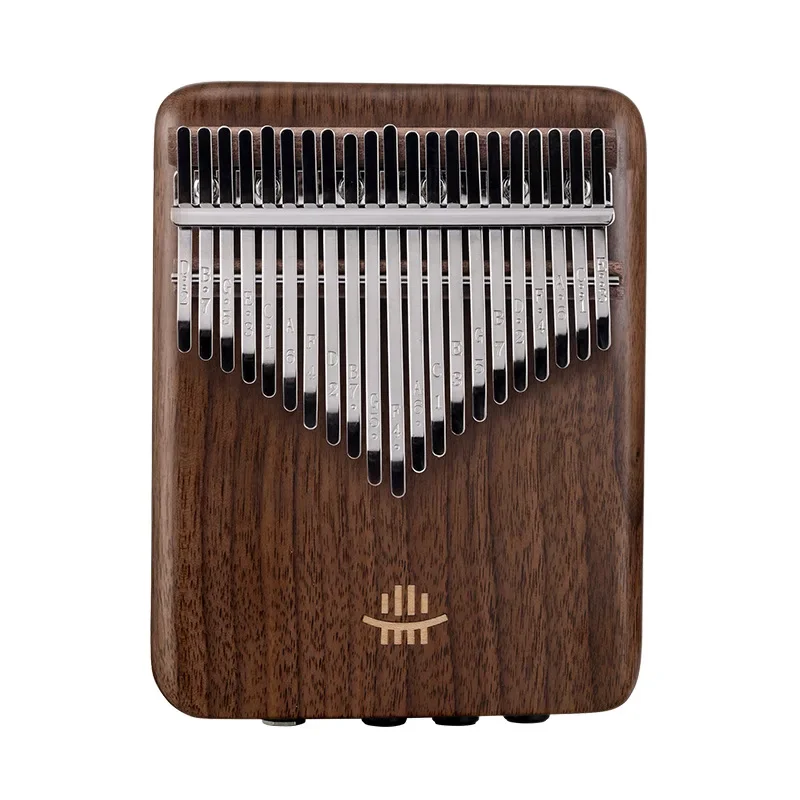 17 Tone Kalimba American/African Walnut Curly Figure Keyboard Thumb Piano 17-Key Kalimba Musical Instruments With Accessories