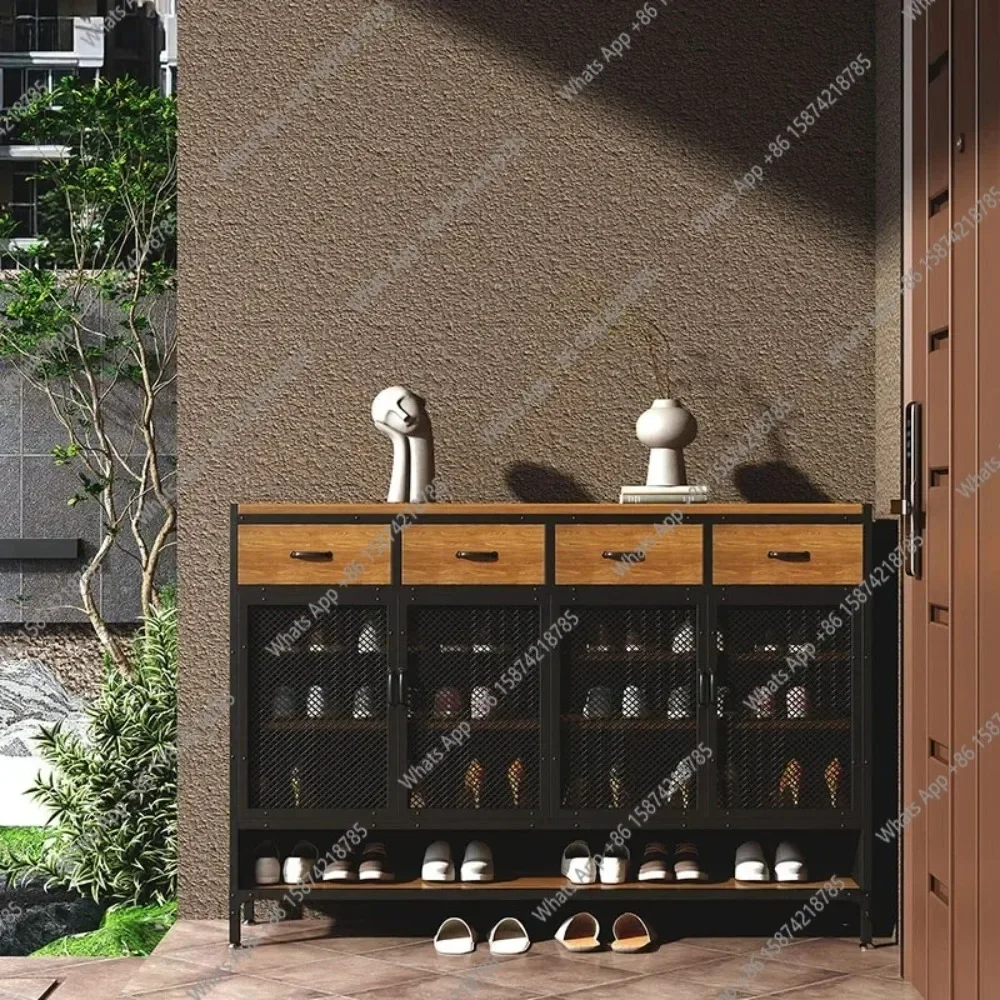 S Narrow Black Shoe Cabinets Modern Shelves Living Room Mobile Dorm Shoe Cabinets Organizers Accent Archivadores Room Decoration