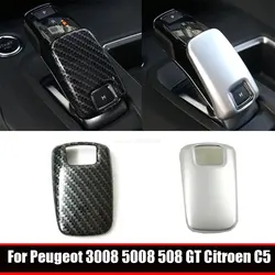 For Peugeot 3008 5008 508 GT 2017 - 2022 / Citroen C5 Aircross 2018 - 2021 ABS Gear Shift Knob Head Handle Cover Accessories