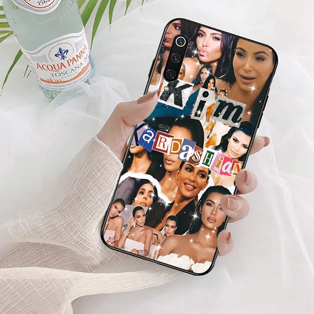 K-Kardashian Actress K-Kim Phone Case For Xiaomi Mi 5X 8 9 10 11 12 lite pro 10T PocoX3pro PocoM3 Note 10 pro lite