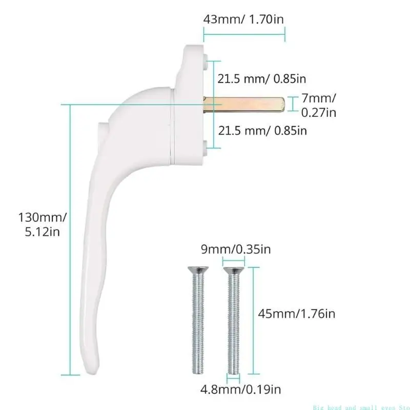 2 قطعة مقبض نافذة قابل للقفل مع مفتاح ومسامير سقيفة مقبض الباب قفل سبائك الألومنيوم قابل للقفل استبدال مقبض دائم