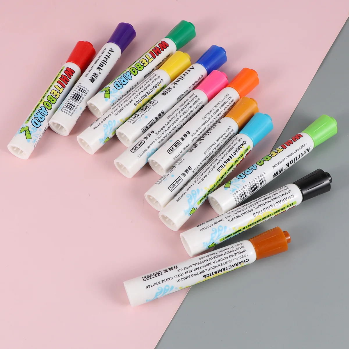 

2 Boxes/24PCS Erasable Marker Pens Whiteboard Pens Writing and Drawing Pens for Whiteboard School Office