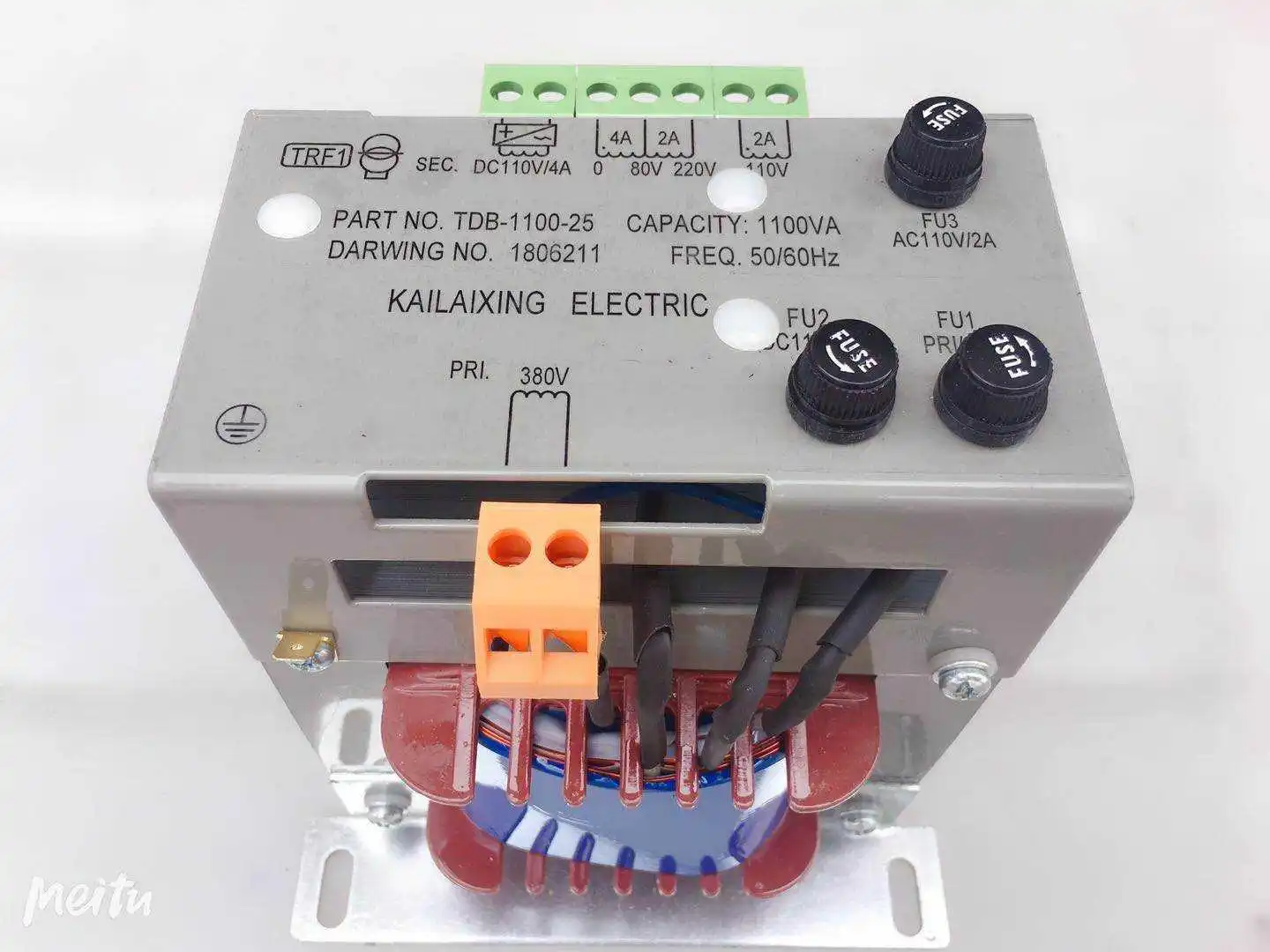 Elevator transformer, TDB-1100-25 control cabinet