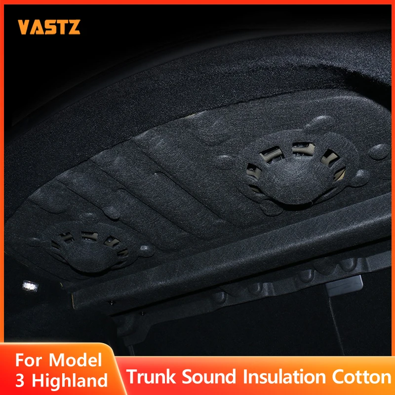 

for 2024 New Version Tesla Model 3 Highland Rear Trunk Soundproofing Kit Trunk Engine Noise Reduction Kit Trunk Accessories