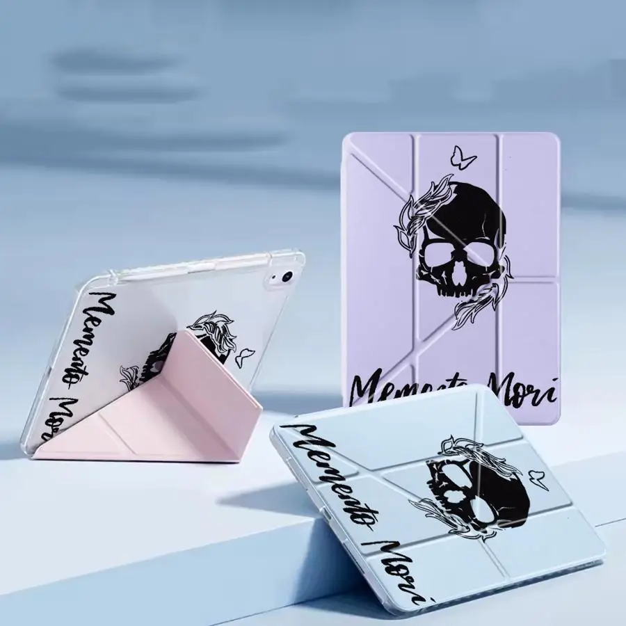 Leaf Skeleton Tablet Case For iPad Pro 11th 10th 9th 8th 7th 12.9inch Pro 2025 Air 4 5 M3 M2 1 2 M4 11inch Mini 6 7 Y-Fold