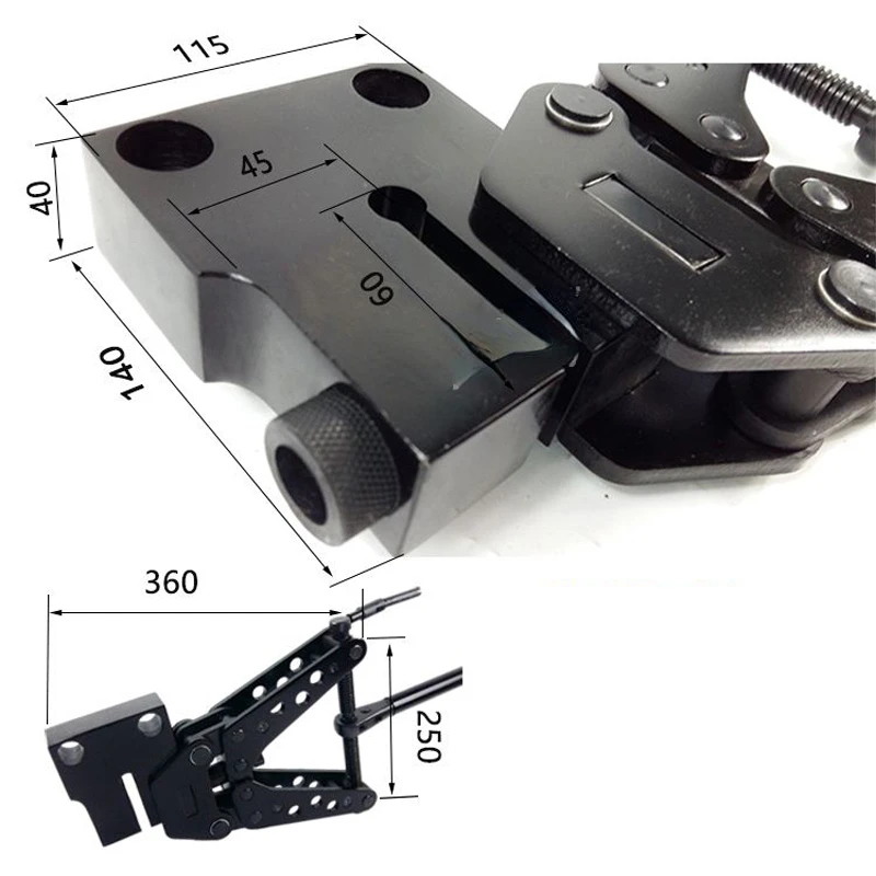 Manual Punch Machine Mechanical Punching Tool Portable Angle Steel/Flat Steel/Aluminum Copper Processing Row Opening Tool