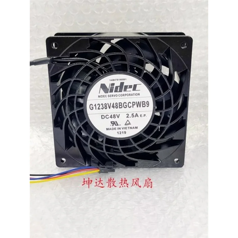 

C for NIDEC G1238V48BGCPWB9 12038 DC48V 2.5A 12CM 4-Wire High Airflow Cooling Fan