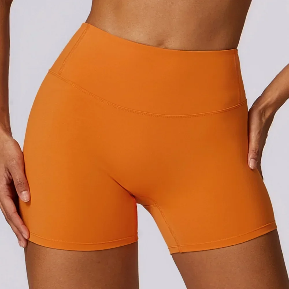 Summer Sport Shorts Yoga Shorts Women's Low Waist Elasticated Seamless Fitness Leggings Push Up Gym Training Gym Tights Shorts