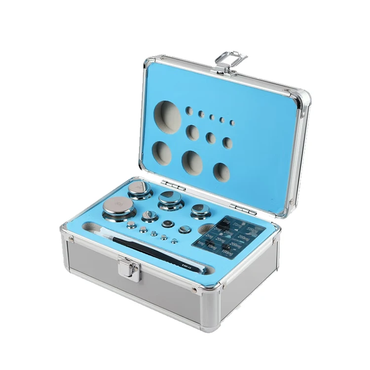 F1 E2 M1 stainless steel weight, 1mg-5kg, suitable for weighing in humid/chemical environments, laboratory, high precision