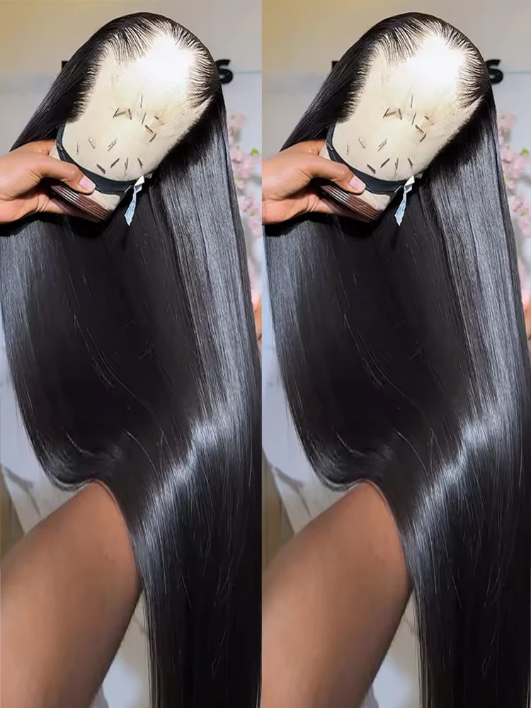 

Накладные парики из натуральных человеческих волос без клея, 13x6 HD Lace Frontal, 40 дюймов, 13x4 Lace Front, бразильские, 300% высокая плотность, с отбеленными узлами