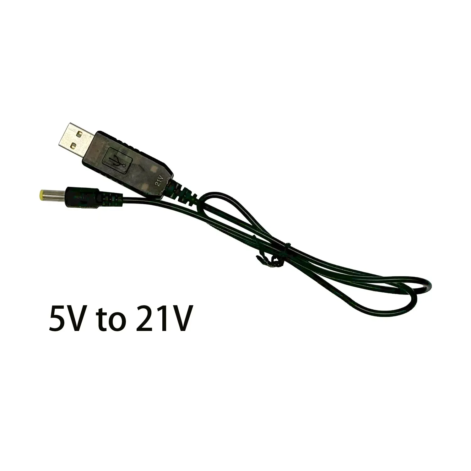 1pc 5V to 21V Boost Cable 21V Battery Dedicated Charging Cable DC Interface USB Adapter Cable Charger