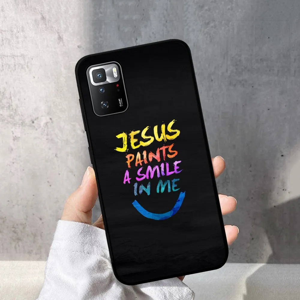 Faith Christian Religious Jesus Art Phone Case For Redmi Note 4 X 5 A 6 7 8 Pro T 9 Pro 9S 10 Pro 11 Pro 11S 11Epro PocoM3pro