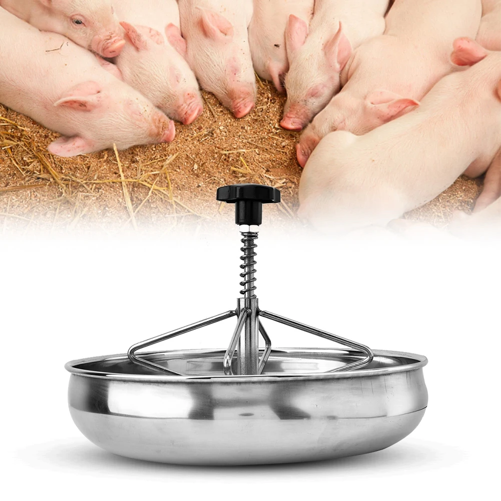 Stainless let Trough Stainless Steel let Feeding Sow Milk Trough Food Tray  Feeder Bowl Livestock Fodder S