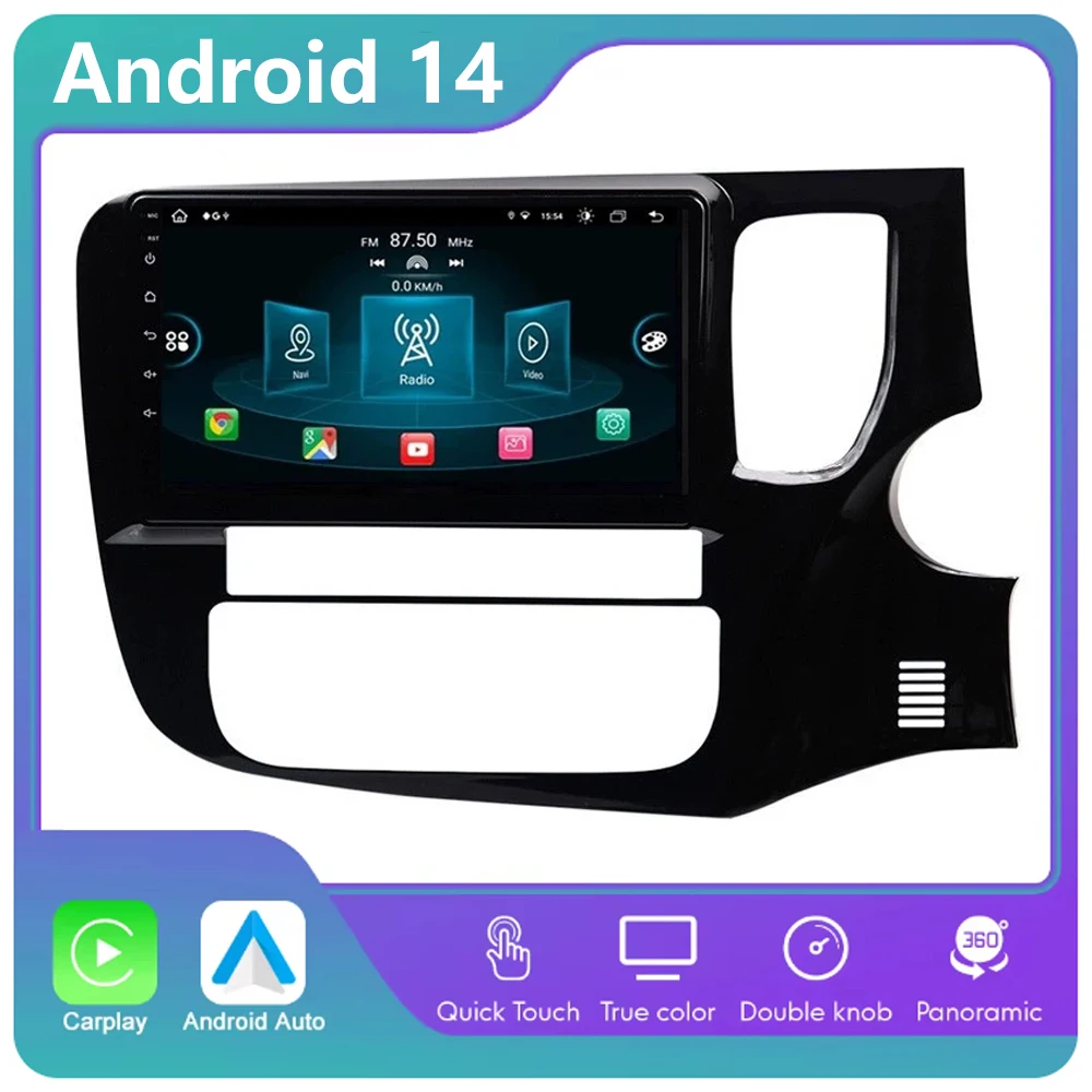 

Carplay Car Radio For Mitsubishi Outlander 3 GF0W 2012-2018 RHD 2din Multimidia Video Player Navigation GPS Head Unit Stereo