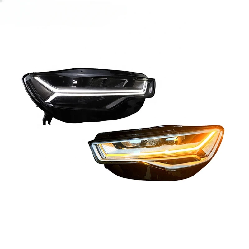 Front Headlights for A6 S6 RS6 C7 Bodykit High quality Headlight auto parts 2011 2012 2013 2014 2015customcustom