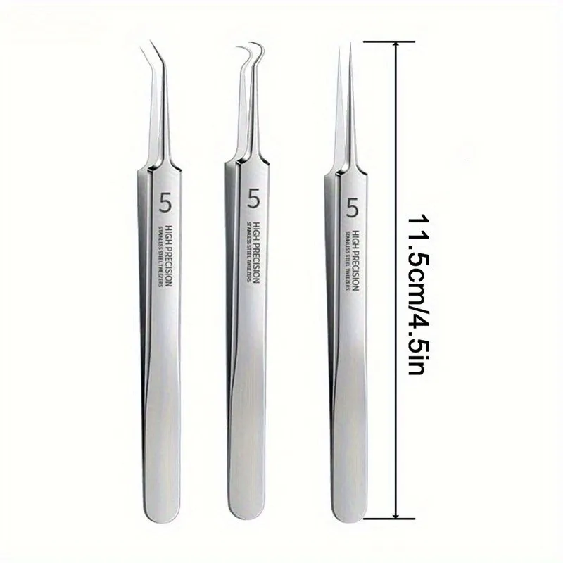 Mee-eter Clip Puistjes Pincet Mee-eter Remover Roestvrijstalen Mobiele Clip Schoonheidsproduct Acne Naald Huidreinigingsgereedschap