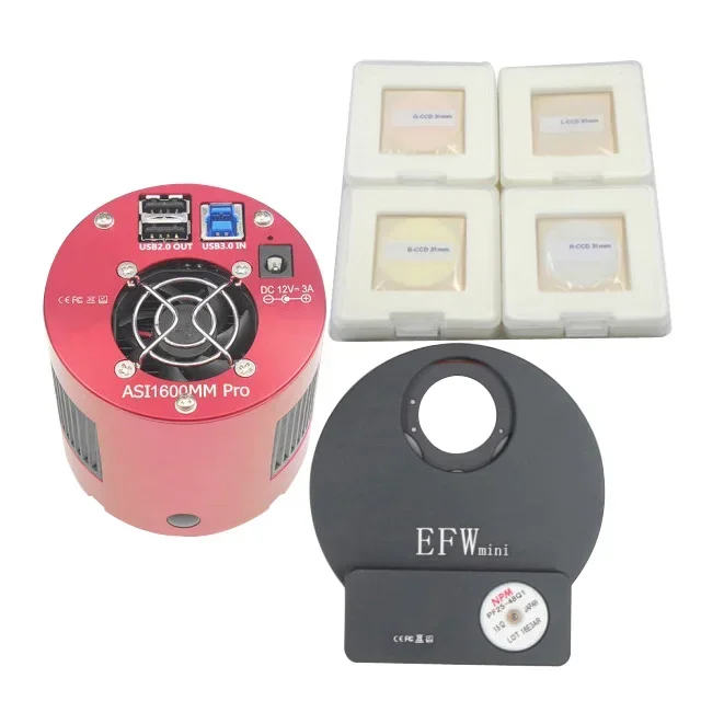 

Astronomical Usb Telescope Camera Astronomy Color CCD CAMERA for Telescope Digital Eyepiece Camera ASI1600MM-P Mini Kit2