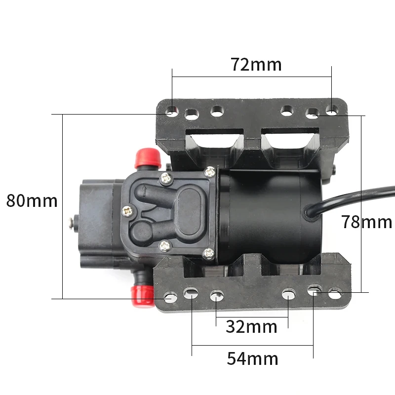Hobbywing  Combo Pump 5L Brushless Water Pump 10A 14S V1 Sprayer Diaphragm Pump for Plant Agriculture UAV Drone