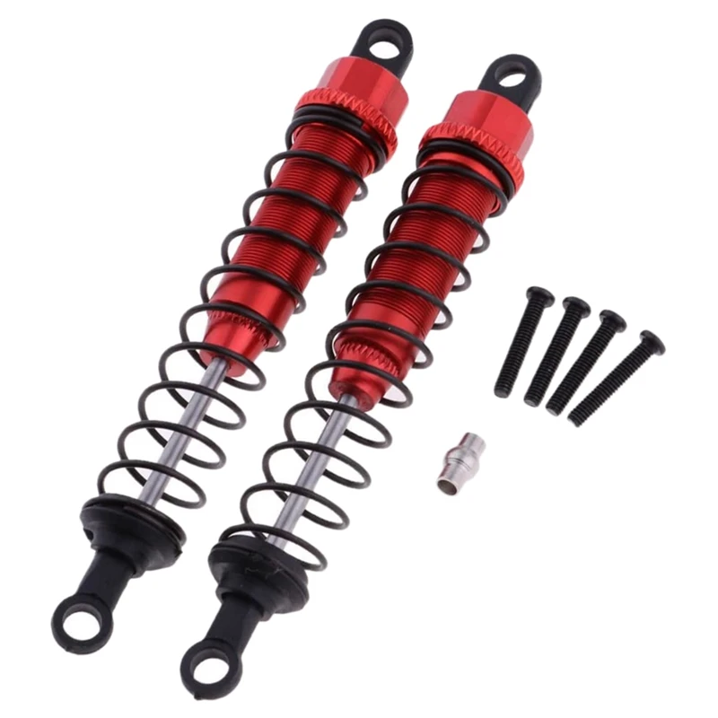 Rear Shock Absorber Damper Upgrade Parts For 1/12 Wltoys 12428 FY-03 Crawler - Red, 88Mm