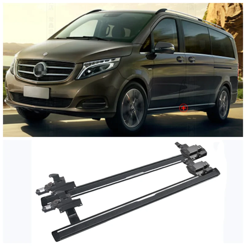 

Высококачественные электрические подножки для Mercedes Benz Vito 2016 2017 2018 2019 2020, боковые ступенчатые педали