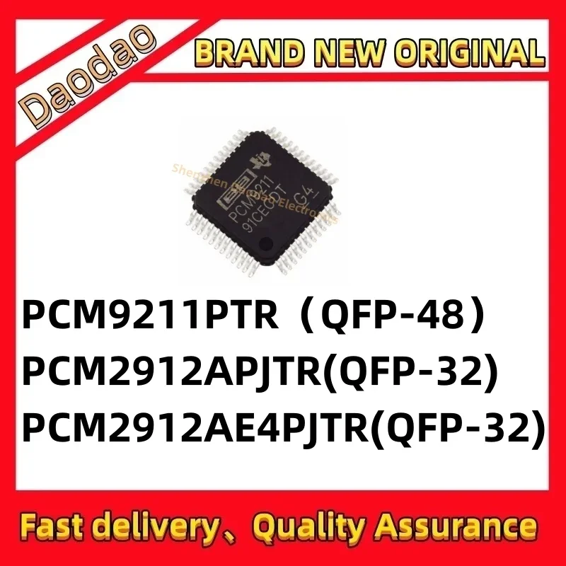 Quality Brand New PCM9211PTR PCM2912APJTR PCM2912AE4PJTR PCM9211 PCM2912 PCM2912 PCM IC Chip QFP