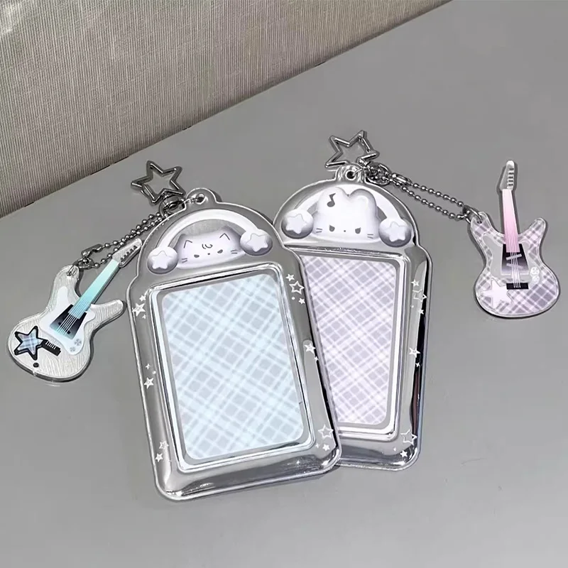 

Fashion Design Bag Accessories Bass Cat Rabbit Cards Holder Clip Star-chasing Storage Boxes New Versatile Keychain Pendant Gifts