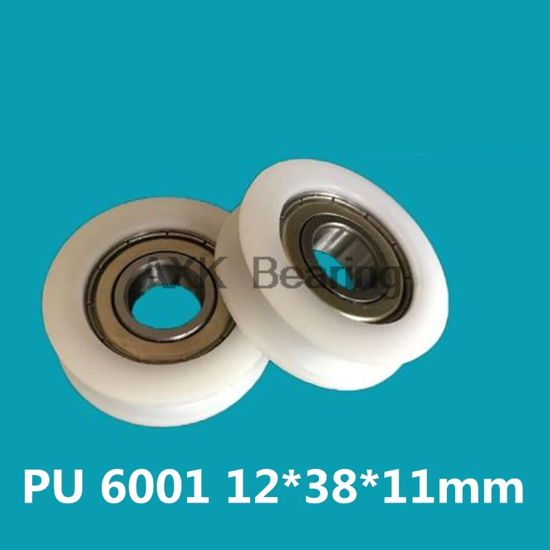 

POM Bearing 6001 ( 10 PCS ) Glass Balls Nylon Cage Plastic Ball Bearings 12*38*11mm