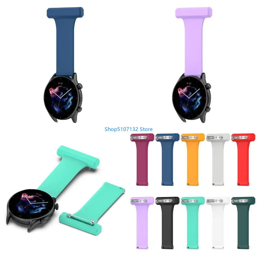 87HD Silicone Brooch Strap Band for HonorWatch Dream Doctor Nurse Watchband Bracelet