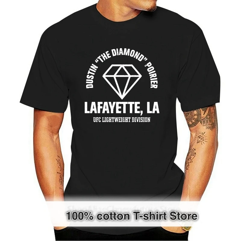 Harajuku Streetwear Shirt Mendustin Poirier T Shirt Roots Lafayette La Lightweight Division Shirt Men