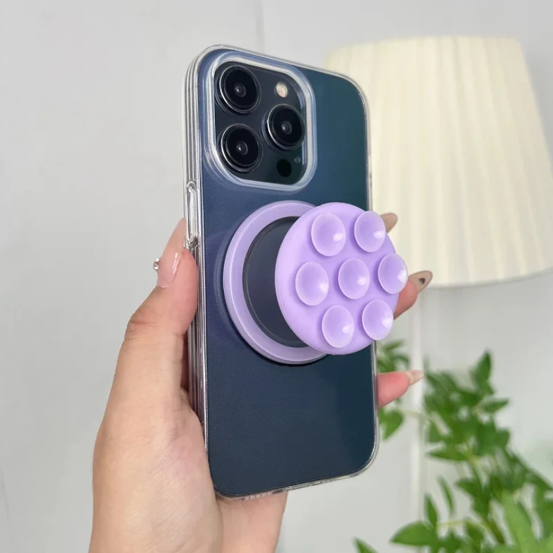 

HOCE круглый держатель для телефона на присоске для iPhone Samsung складной держатель для пальцев на присоске силиконовая подставка для телефона
