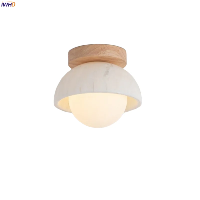 

IWHD Modern Nordic LED Ceiling Lamps Marble Bedroom Design Kitchen Bathroom Home Interior Ceiling Lights Decorations Plafonnier