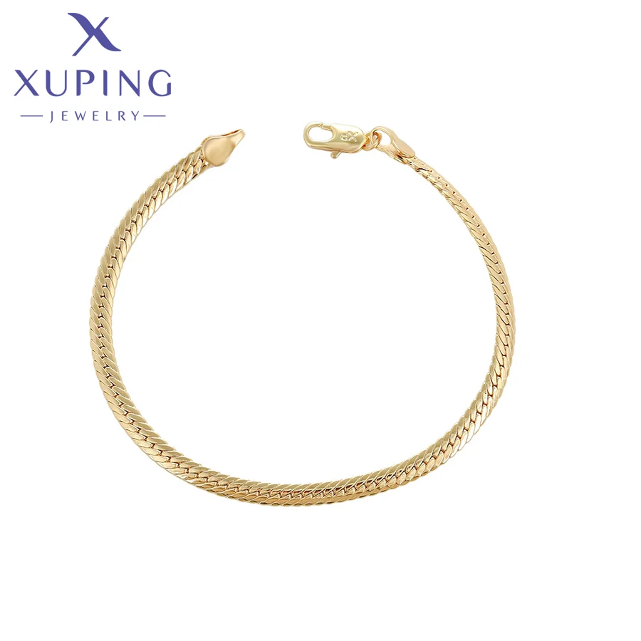 Xuping Jewelry New Arrival Elegant Style Gold Plated Hand Bracelets for Women Love Birthday Gift 14B2422909