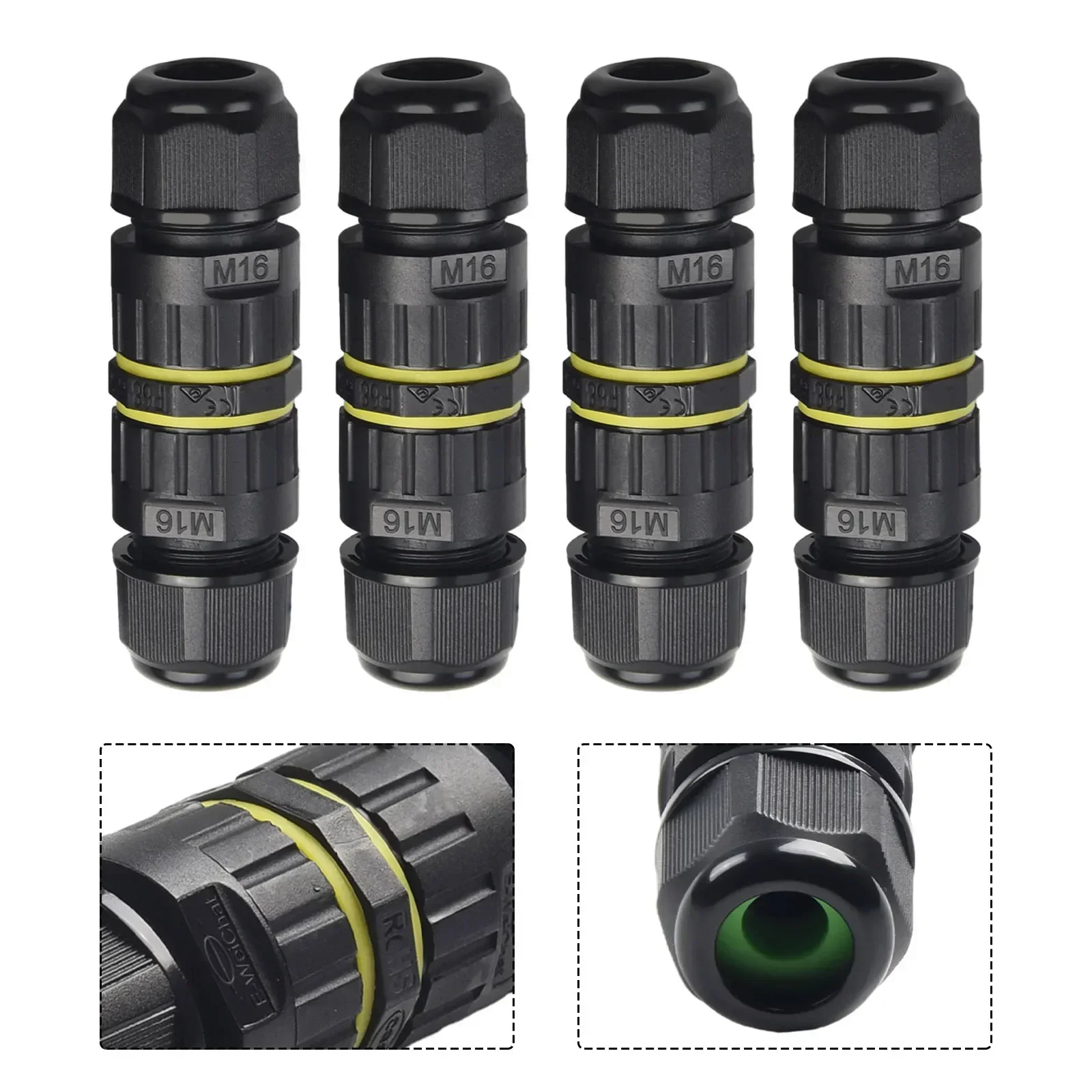 None None Waterproof Joint Joint Gland IP68 UL94 V2 Grade Connectors Waterproof Electrical Cable Wire Connector