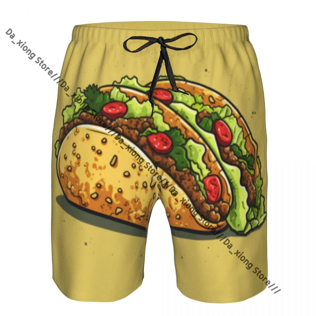 رجل السباحة القصيرة ملابس السباحة التاكو خلفية جذوع ملابس السباحة ملابس الشاطئ Boardshorts