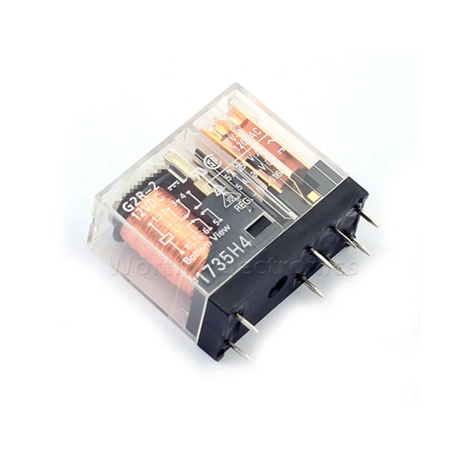 

Free shipping 10pcs/lot G2R-2-DC12V G2R-2-DC24V G2R-2 12VDC 24V Relay New and original