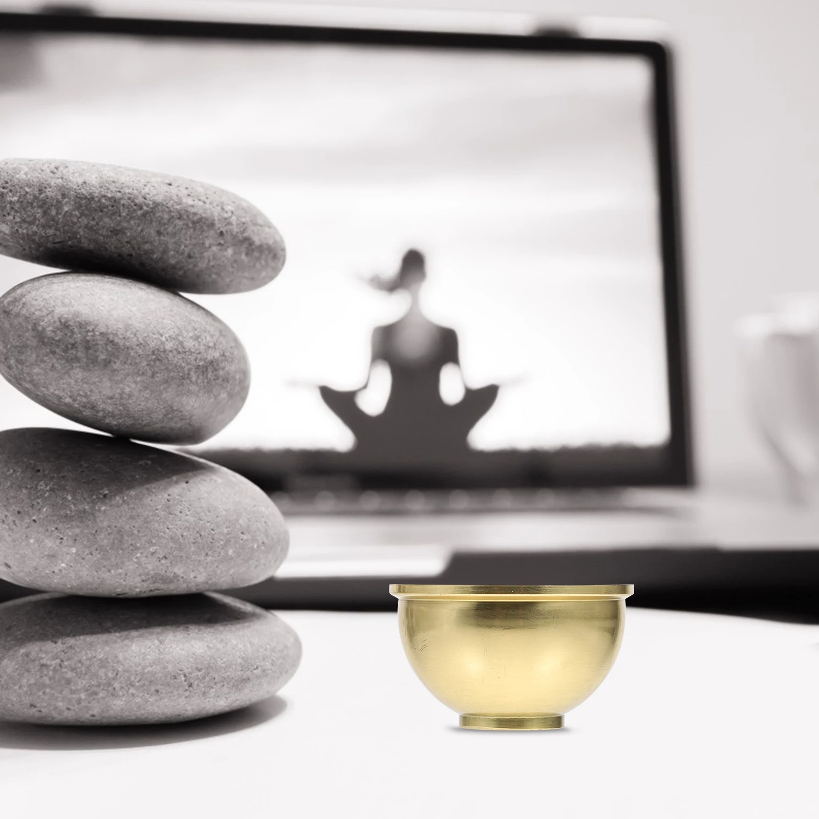 

1Pc Stylish Copper Water Offering Cup Premium Quality Buddhist Water Container Portable and Practical