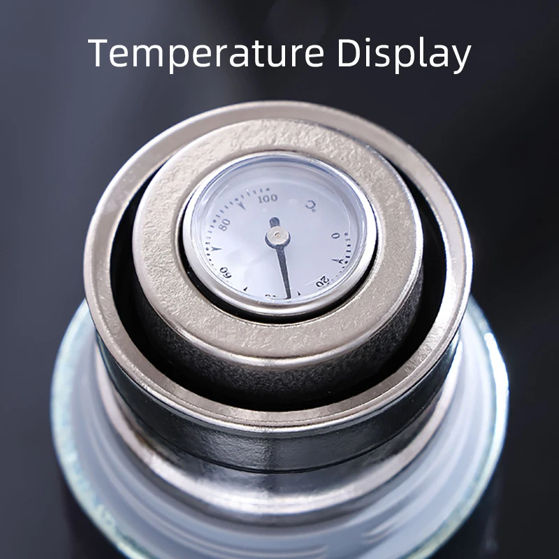 Titanium Mug Magnetic Lid Temperature Display 230ML 7OZ Tumbler Thermos Coffee Cup Bottle for Vacuum Flasks termo titanio titane