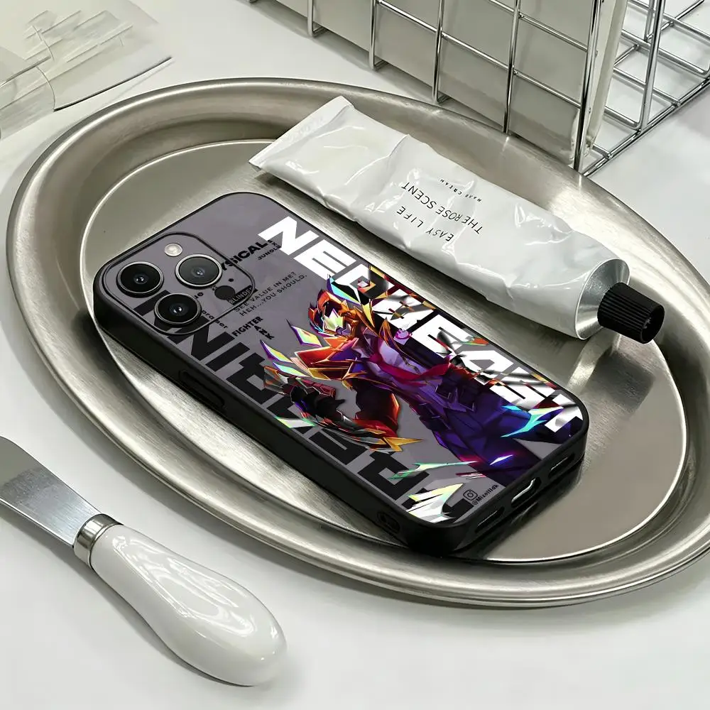Mobile Legends Bang Bang Phone Case For iPhone 17 16 15 14 13 12 11 Plus Mini Pro Max Soft black Shockproof Cover