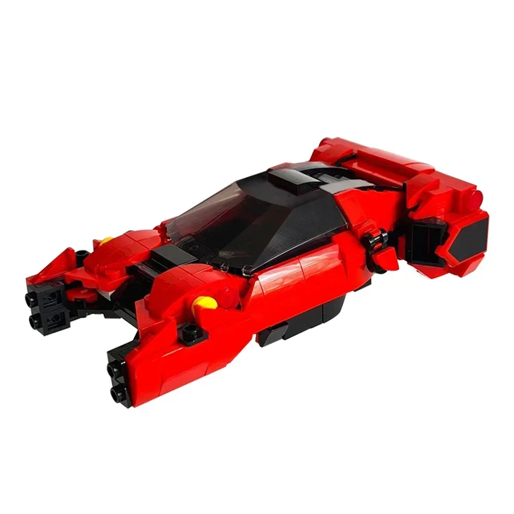 

EKbricks MOC Cyberpunk XF-40 Spinner Car Silver Wing Killer Model Building Block Educational Toys For Kid Birthday Gift